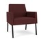 Lesro Mystic Lounge Reception Guest Chair, Black, RF Nebbiolo Upholstery ML1101 - alternate 1